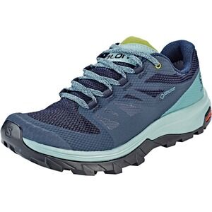 Salomon Outline GTX Hiking Shoes Waterproof Blue Womens 10 UK 8.5 EU 42 2/3